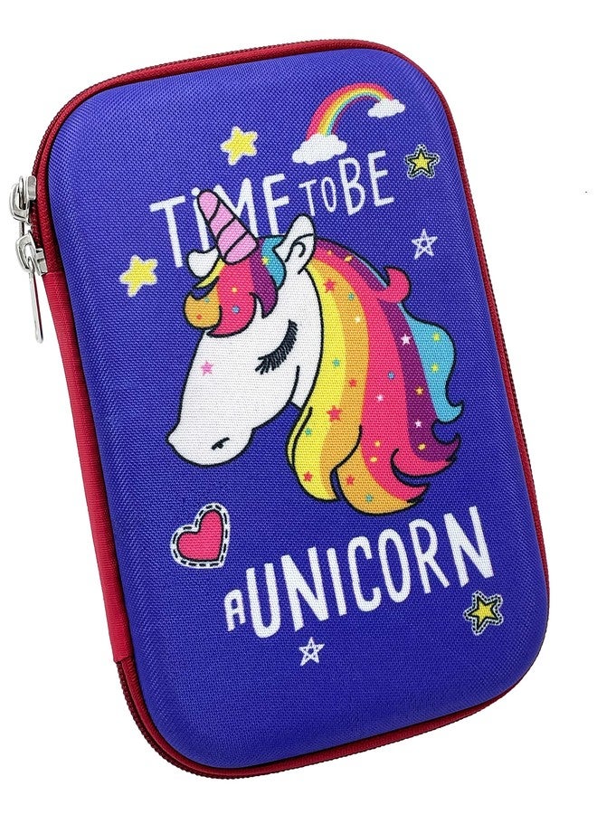 OFIXO A-Unicorn EVA Pencil Case for Kids - Pencil Pouch, New Kids Designer Pencil Pouch for Kids - Pencil Pouch for Kids - Image 1